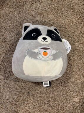 8 in NWT Rocky the Racoon Squishmallow